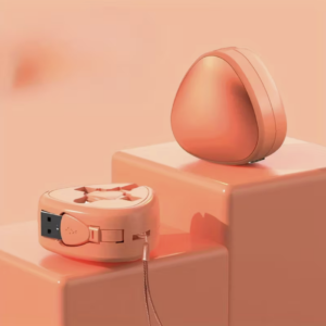 3 in 1 Spring Charging Cable in Orange