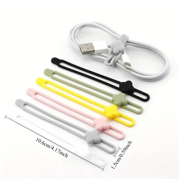 Four-Leaf Clover Silicone Cable Tie