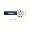 2-Pack Cute Animal & Fruit Silicone Cable Ties