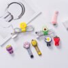 2-Pack Cute Animal & Fruit Silicone Cable Ties