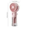 Water Spray Cooling Fan with Humidifier & 4-Speed Control