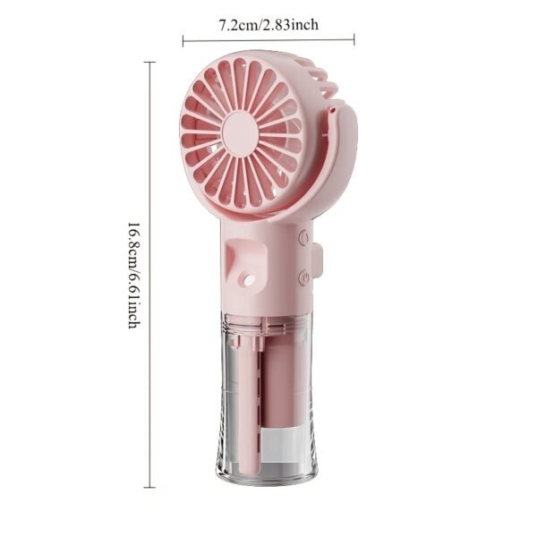 Water Spray Cooling Fan with Humidifier & 4-Speed Control