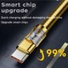 2dcf274b-521e-4e84-99f2-8f1b626505b7.jpg 100W 6A USB-A to USB-C / Micro USB Fast Charging Cable