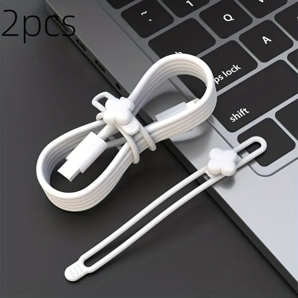 Four-Leaf Clover Silicone Cable Tie