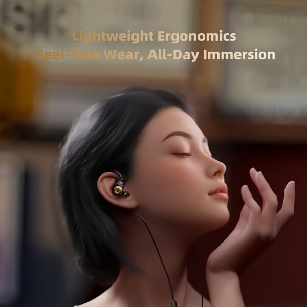 QKZ ENZO PRO Detachable In-Ear Monitor Earphones