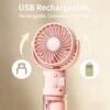 Water Spray Cooling Fan with Humidifier & 4-Speed Control