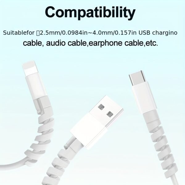 4-Pack Silicone Cable Protectors