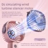 USB Desktop Fan with Phone Holder & 3-Speed Control