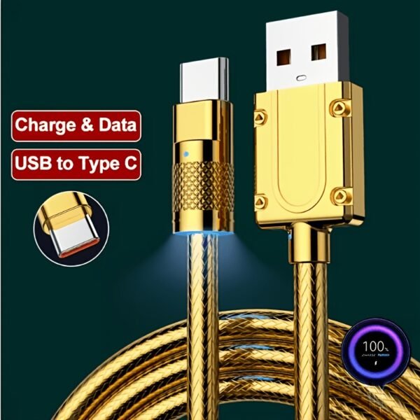 7e9a8ffa-420e-49d9-9c20-bab6be5e9dfe.jpg 100W 6A USB-A to USB-C / Micro USB Fast Charging Cable