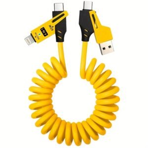 4-in-1 65W Spring Fast Charging Cable (149cm)
