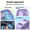 USB Portable Desk Fan with Brushless Motor