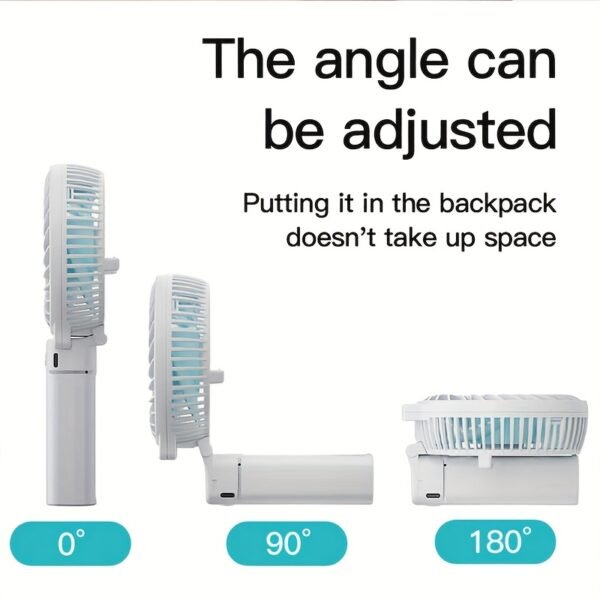 985df072-7fa2-4c30-8107-0a530cd7d210.jpg Foldable USB Rechargeable Desktop Fan with 3-Speed Control