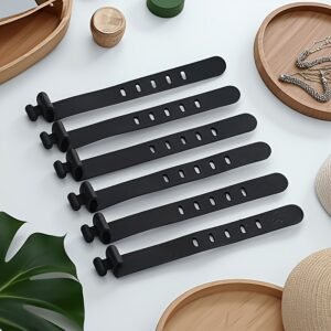 6-Pack Silicone Cable Ties