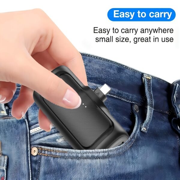 22.5W 5,000mAh Mini Power Bank (Lipstick Design)