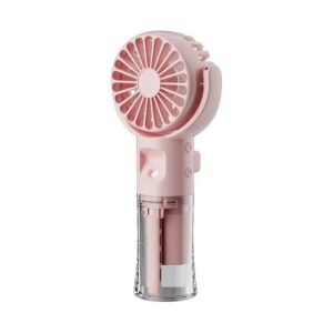 Water Spray Cooling Fan with Humidifier & 4-Speed Control