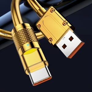 100W 6A USB-A to USB-C / Micro USB Fast Charging Cable
