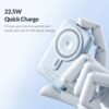 10,000mAh Wireless Power Bank with Smart Display & Phone Stand