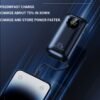 10,000mAh 22.5W Fast Charging Power Bank with Built-in Type-C & Lightning Cables