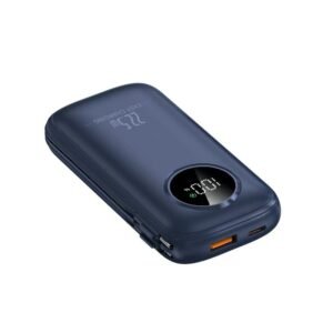 10,000mAh 22.5W Fast Charging Power Bank with Built-in Type-C & Lightning Cables