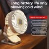 Ultra-Quiet Mini Fan with 5-Speed Control & Night Light